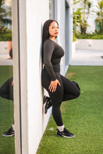 Load image into Gallery viewer, Train-me Leggings Black
